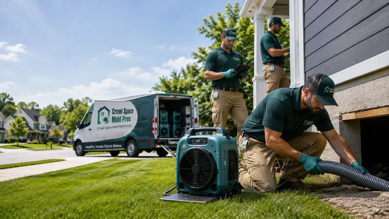 Crawl Space Mold Removal in Summit, NY